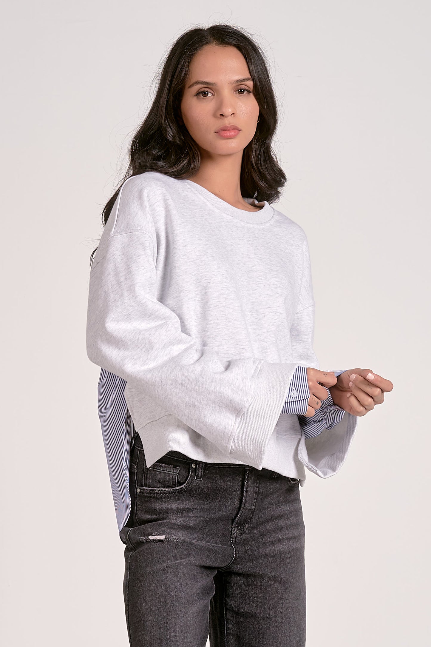 Layered Mixed Media Top