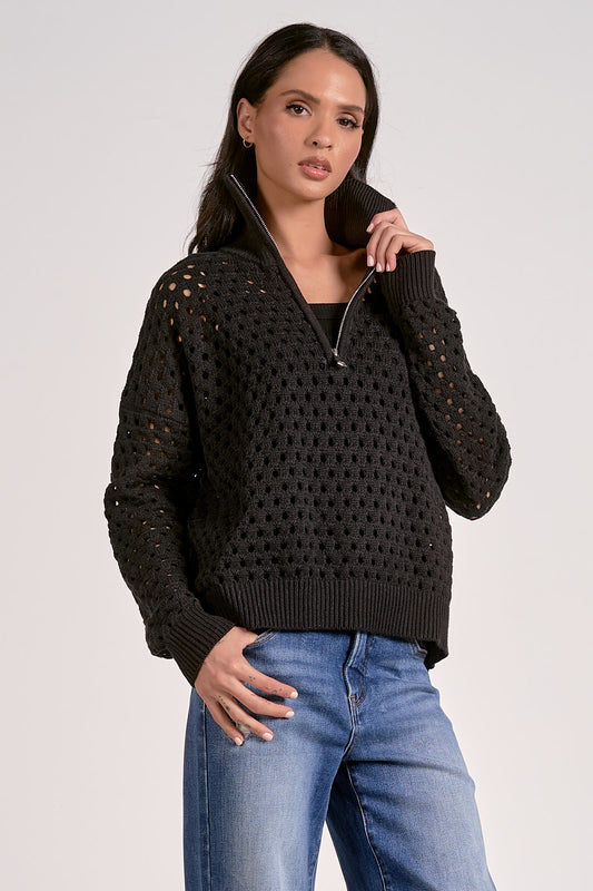 Elan Favorite Sweater 1/2 Zip