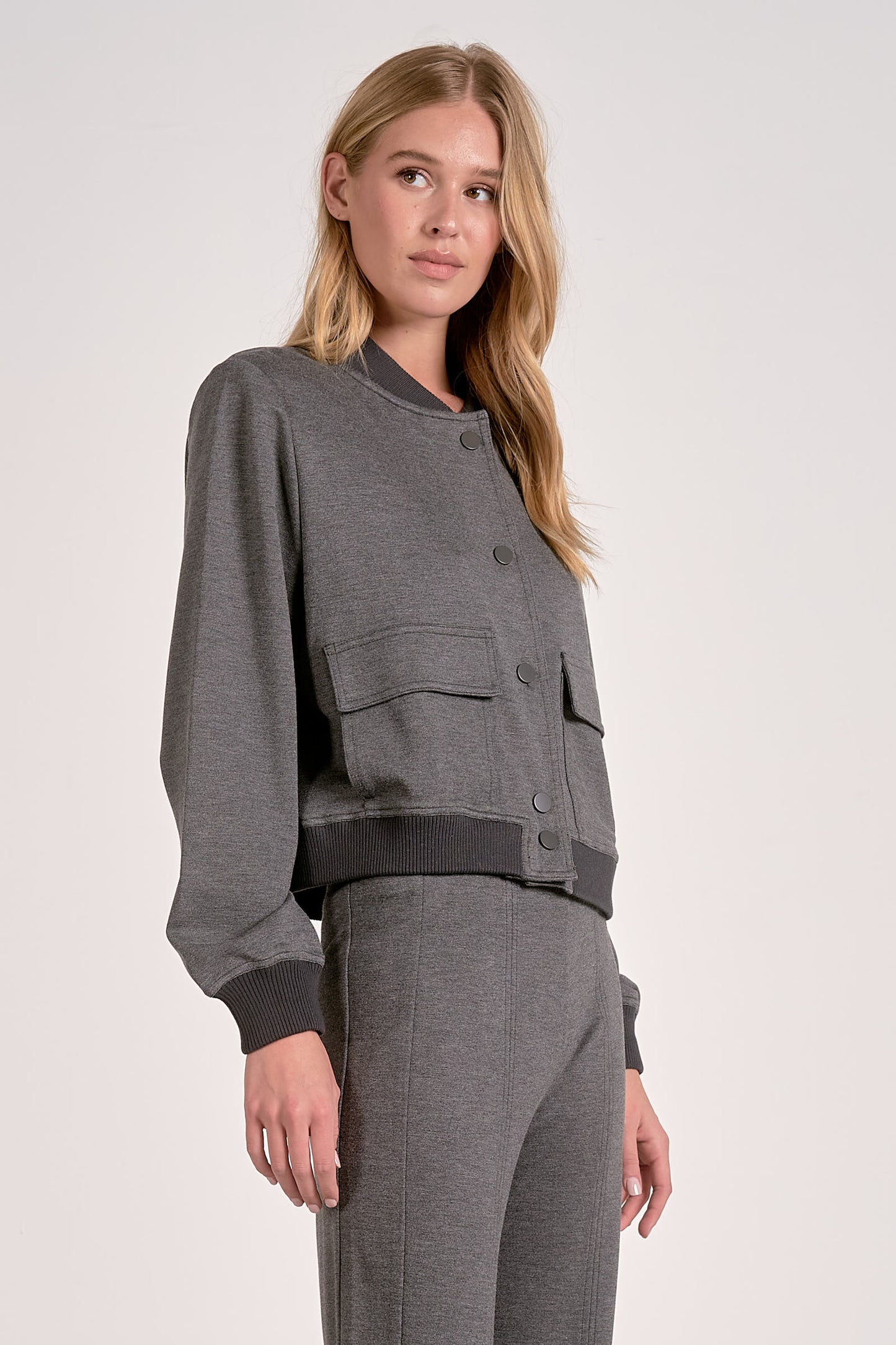 Jacket Bomber Heather Grey