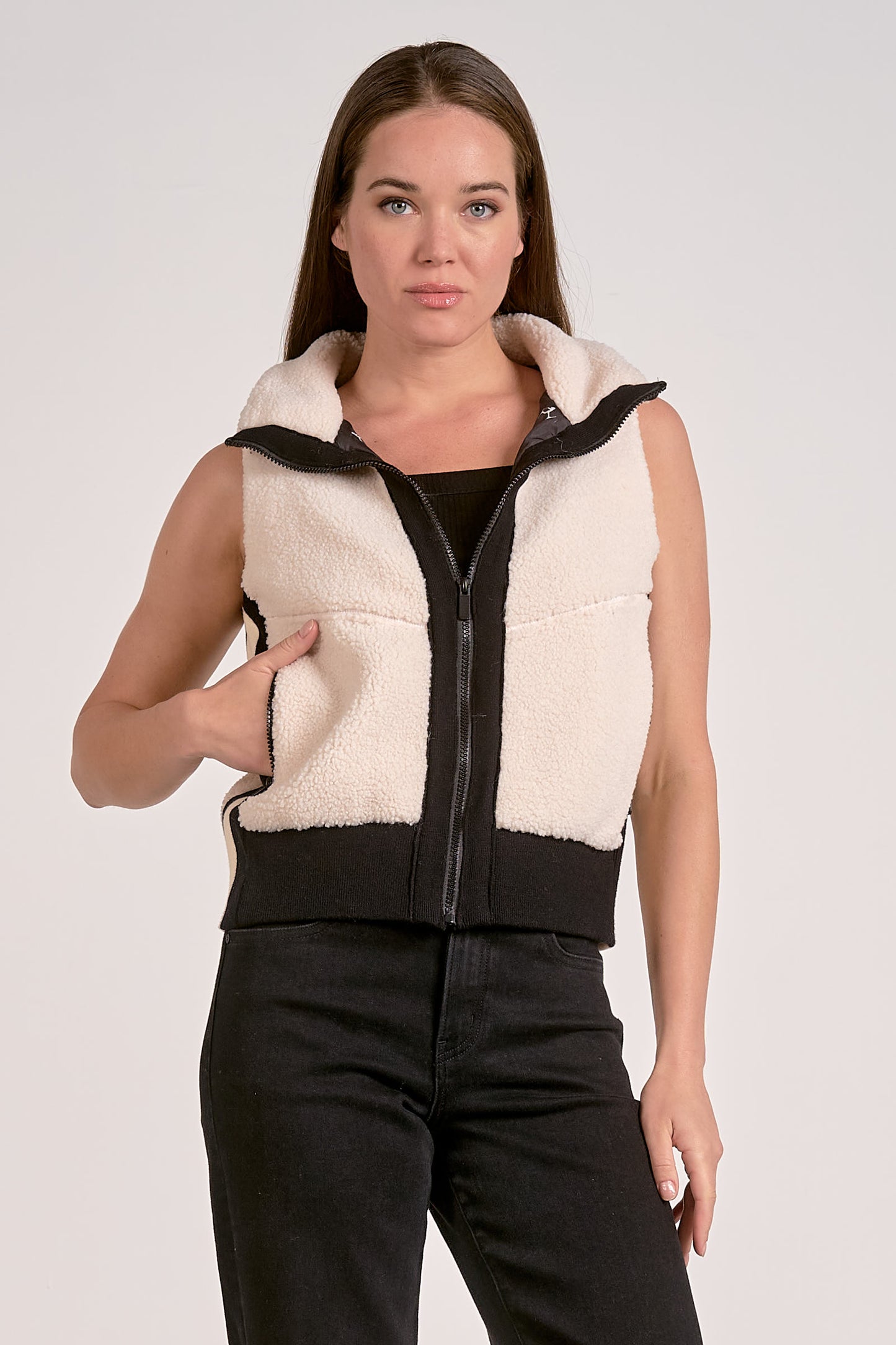 Zip Up cozy Vest