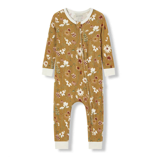 Wildflower Luxe Stretch Zipper Pajama