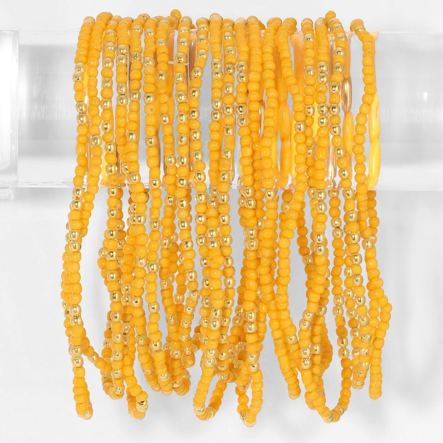 Bracelets Assorted 2mm Single Color Stretch Seed Bead