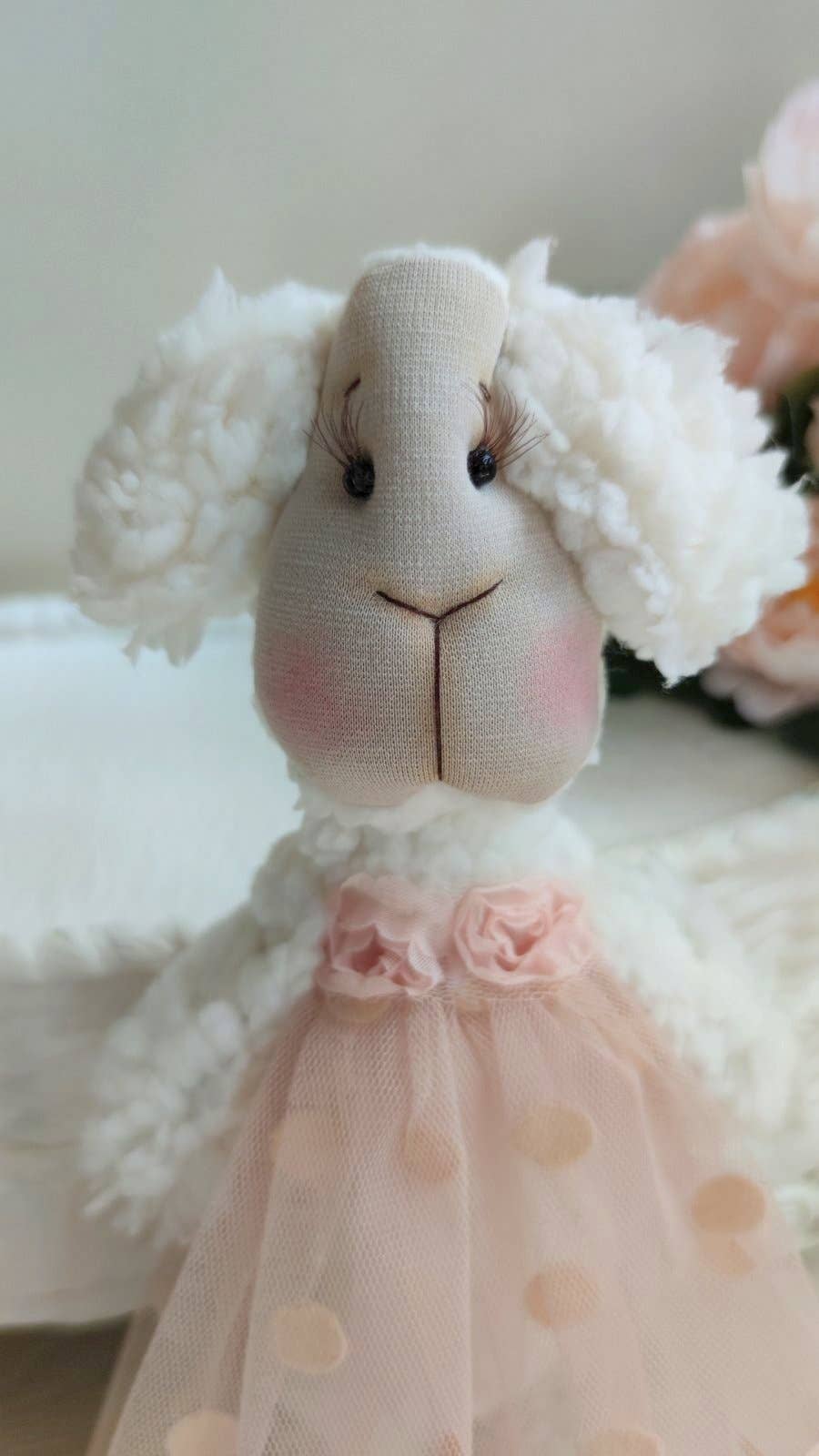 Lamb Lovey - Handmade Ukrainian Stuffy