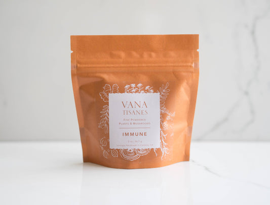 Immune | Fine Plant & Mushroom Powder from Vana Tisanes
