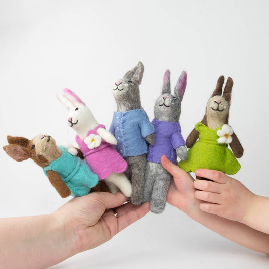 Felt Bunny Dolls