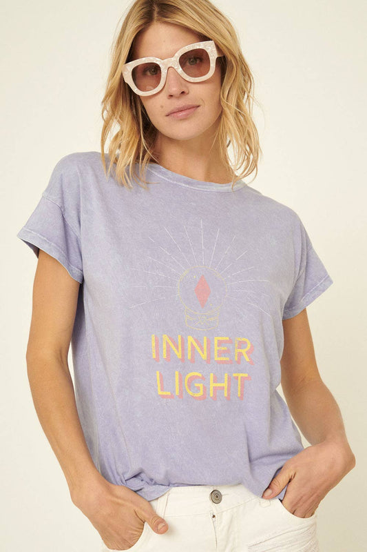 Inner Light Vintage Mineral Washed Graphic Tee