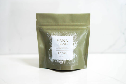 Focus | Fine Plant & Mushroom Powder from Vana Tisanes