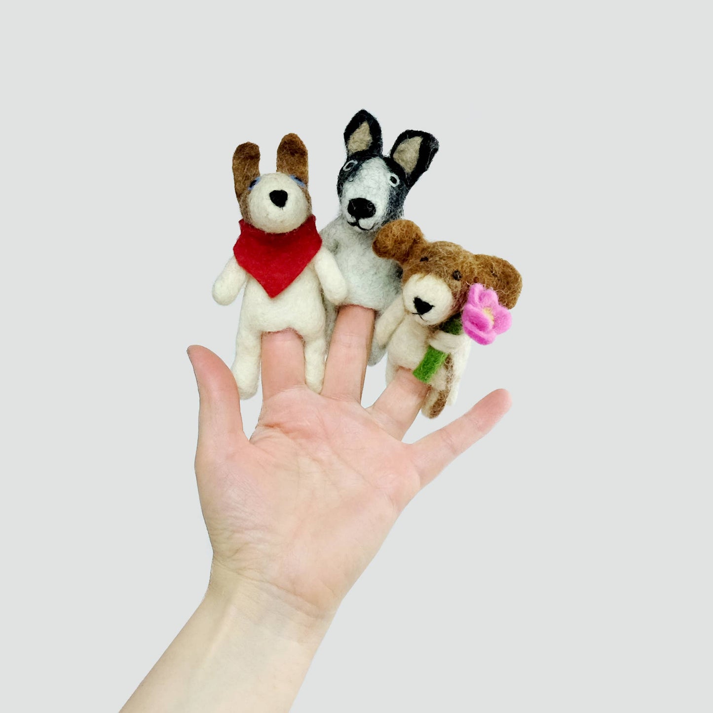 Dog- Felt Finger Puppets