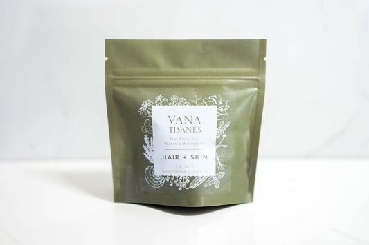 Hair + Skin | Fine Plant & Mushroom Powder from Vana Tisanes
