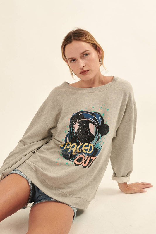 Spaced Out Vintage Graphic Sweatshirt