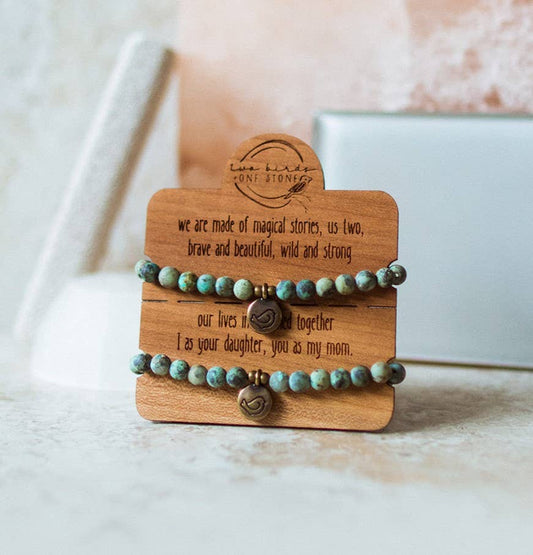 Two Birds + One Stone Snap n' Share BFF Bracelet Turquoise