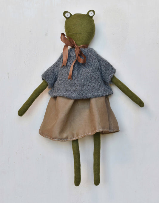 Fern the Frog - Sweater with layer dress
